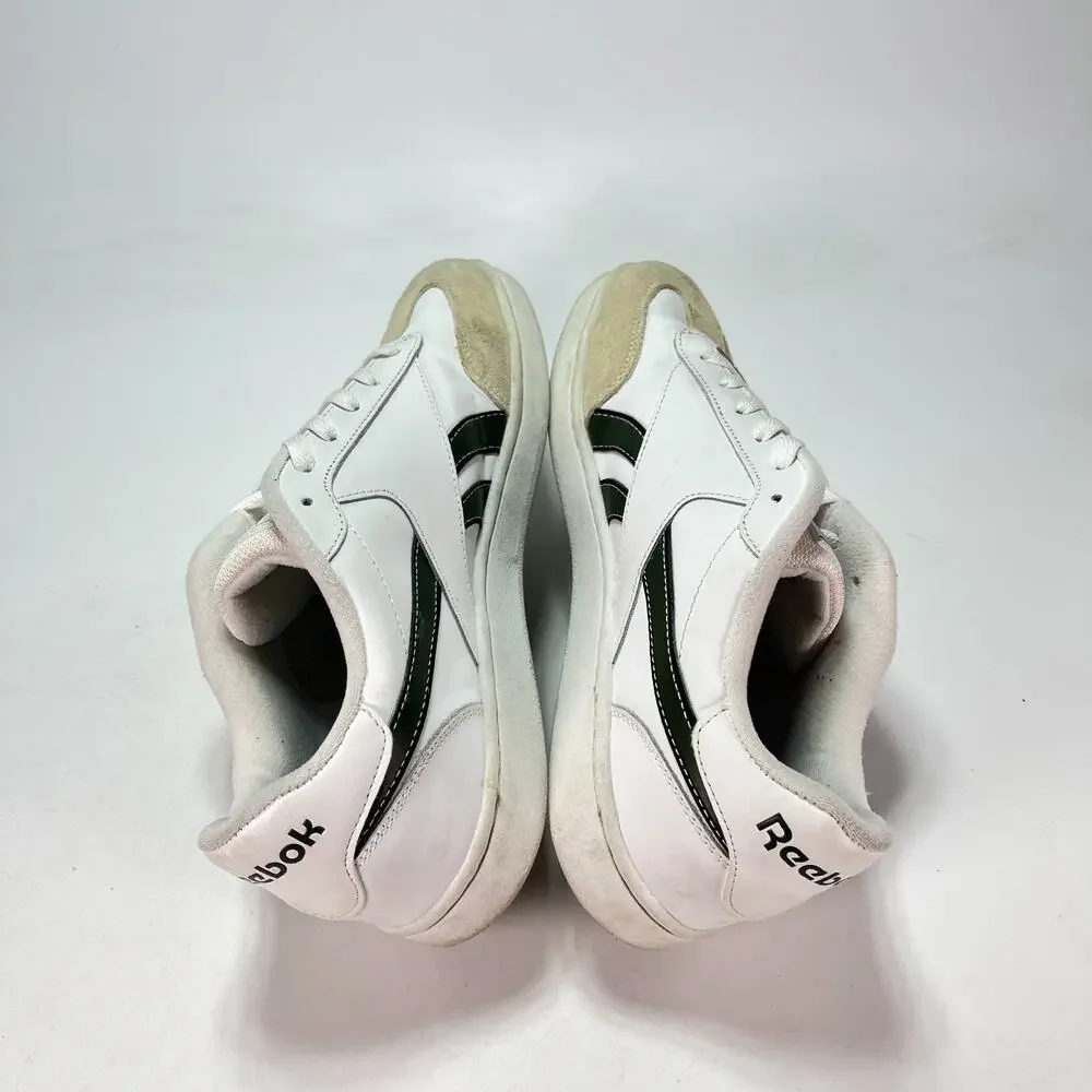 Reebok Smash Edge S White Black Leather Casual Low Top Sneakers Men's Size 11